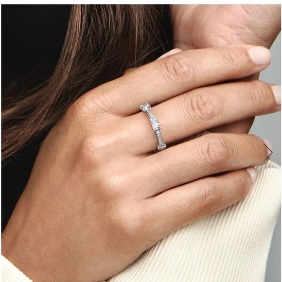 Pandora rectangular bars Ring - Picture 2 of 4